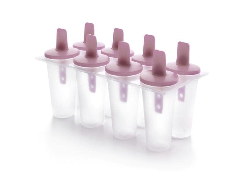 Ibili Glaceform 8 Stück, Rosa Eiscremeformen