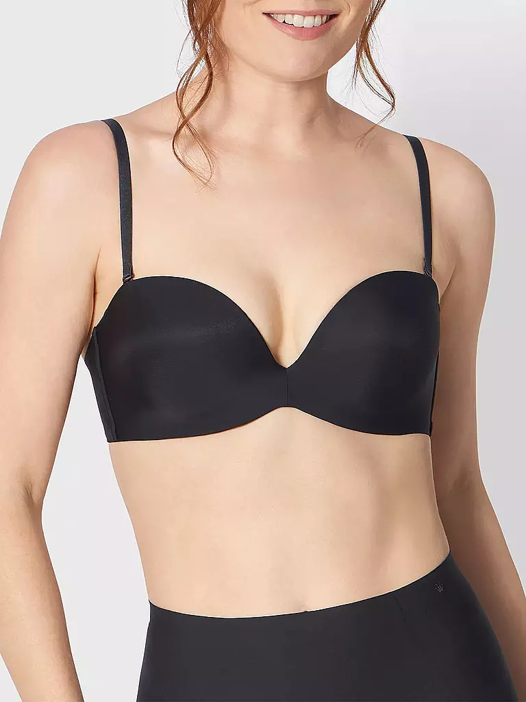 TRIUMPH BH trägerlos STEPY SOFT black schwarz