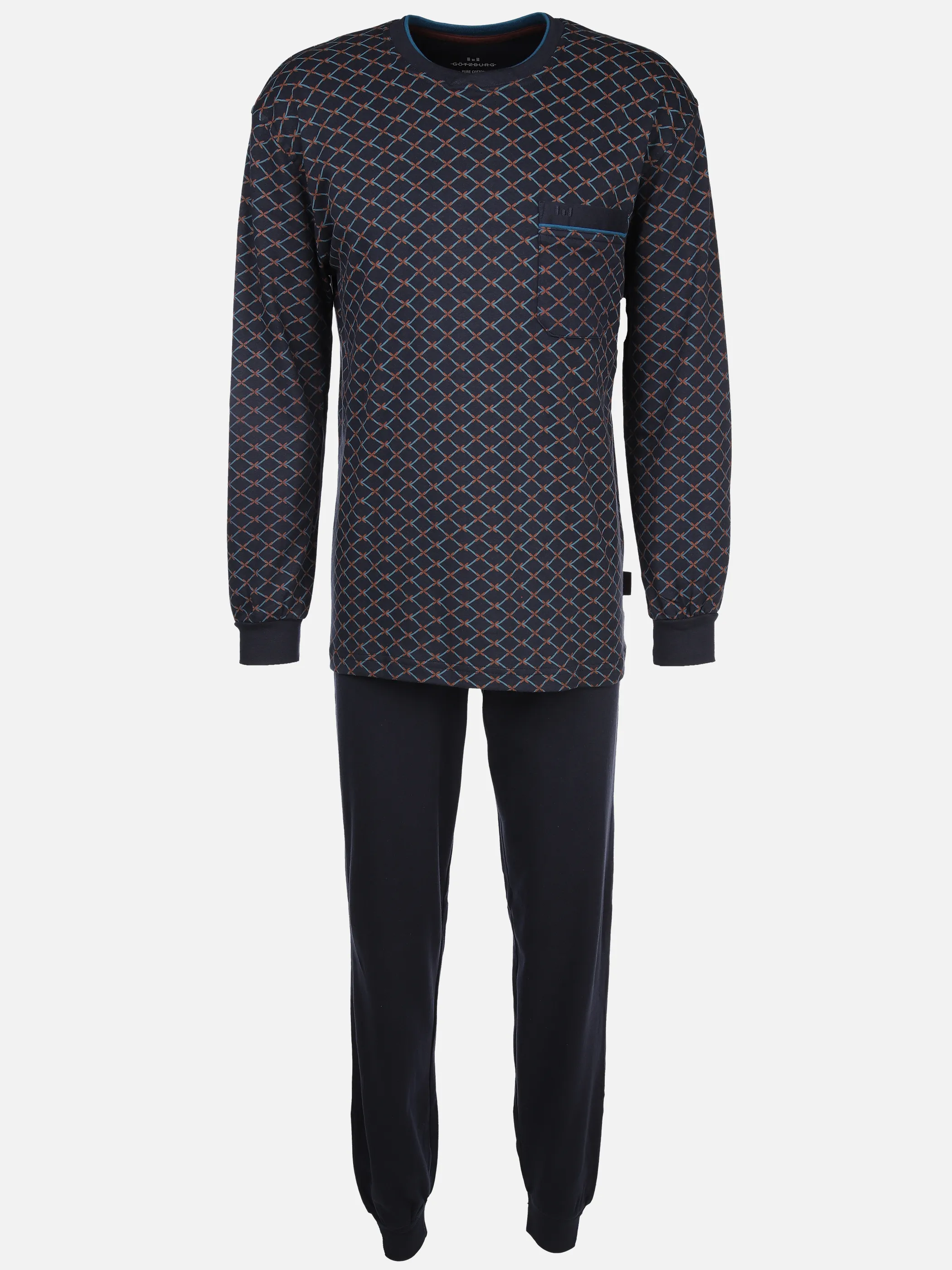 Herren Pyjama mit langem Bein