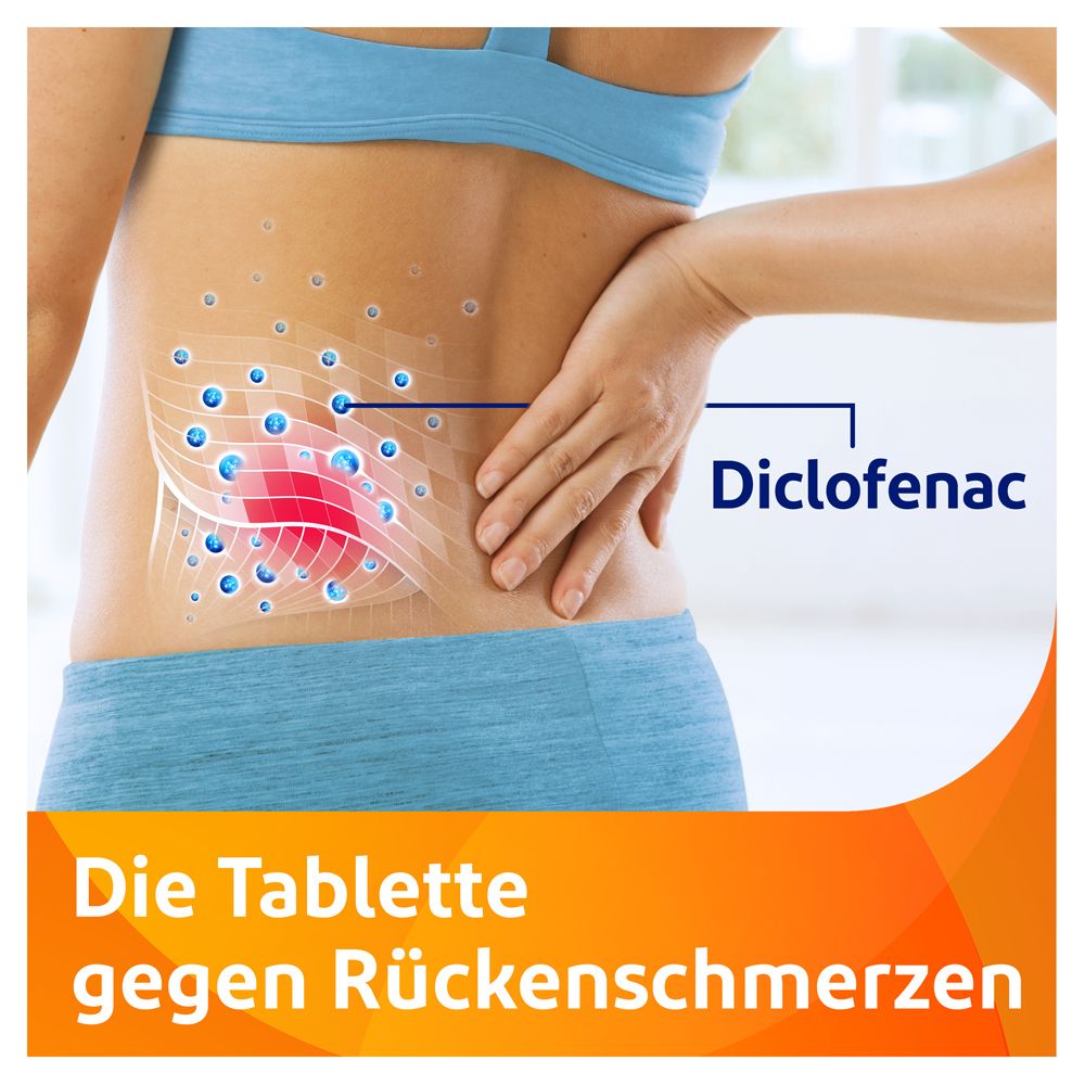 Voltaren Dolo 25mg Tabletten, Schmerztabletten gegen Rückenschmerzen 10 St. - Jetzt 20% Rabatt mit dem Code voltaren20 sparen