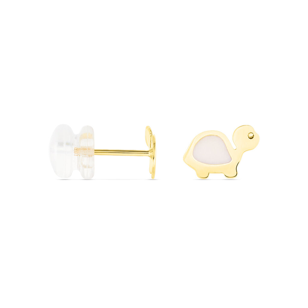 Boucles D'oreilles Puces Totty Or Jaune