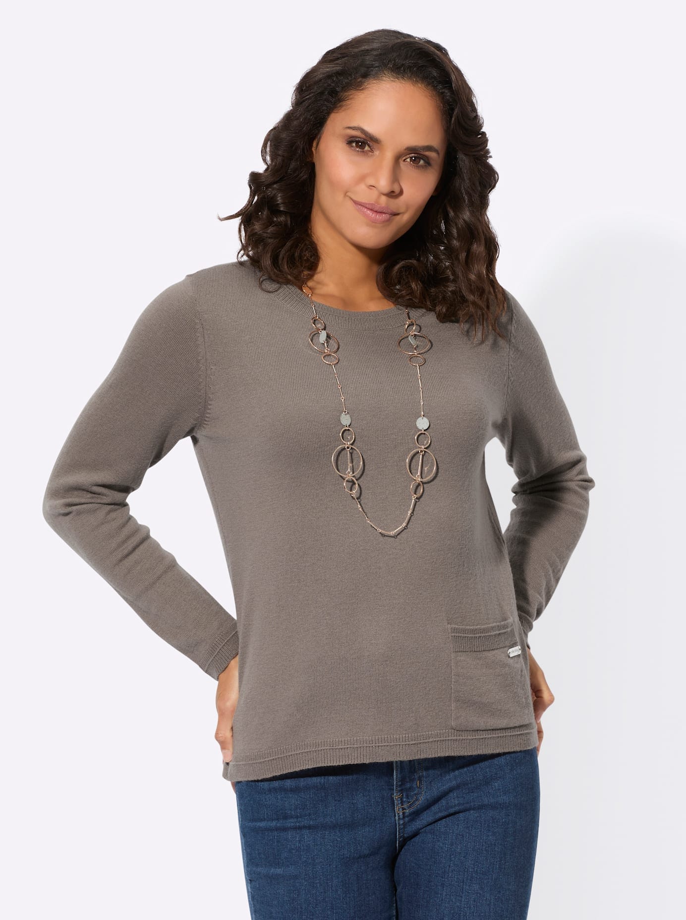 Casual Looks Rundhalspullover »Pullover«