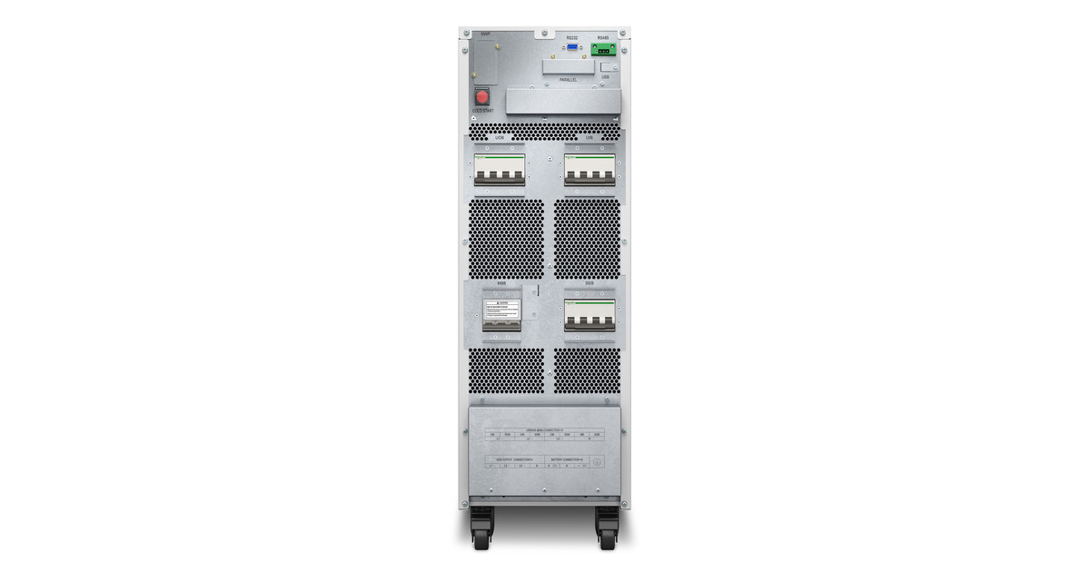 APCEasy UPS 3S 40 kVA 400 V 3:3 voor externe batterijen ups  (Wit, 40 kW, E3SUPS40KH)