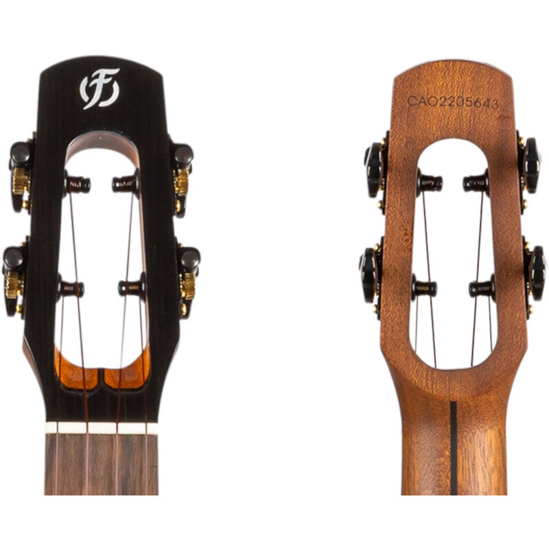 Flight Peter Moss Signature Moonburst Stain elektrisch-akoestische tenor ukelele met deluxe gigbag
