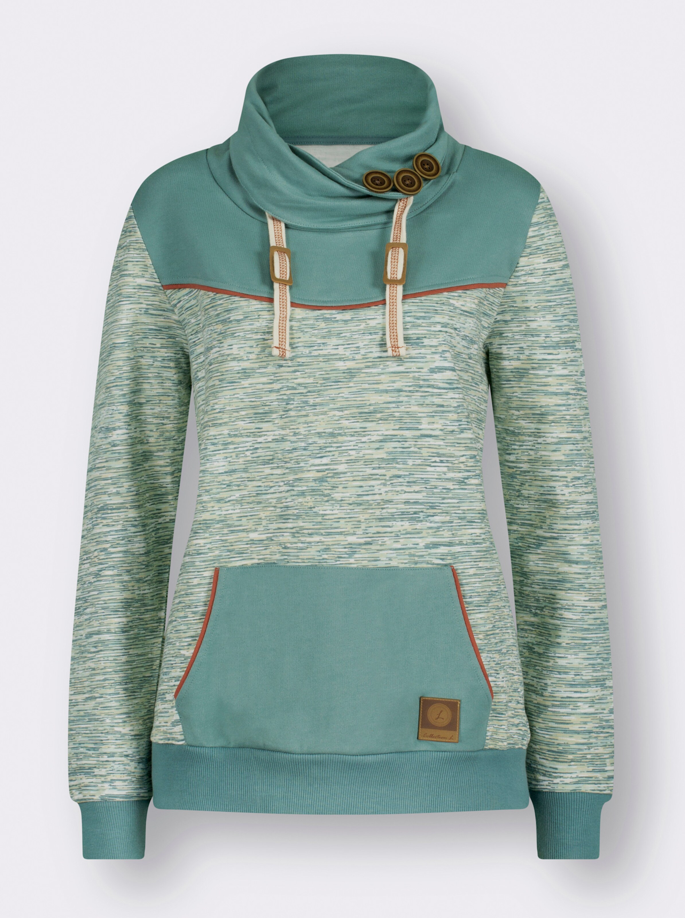 Sweatshirt mit Kontrast-Details