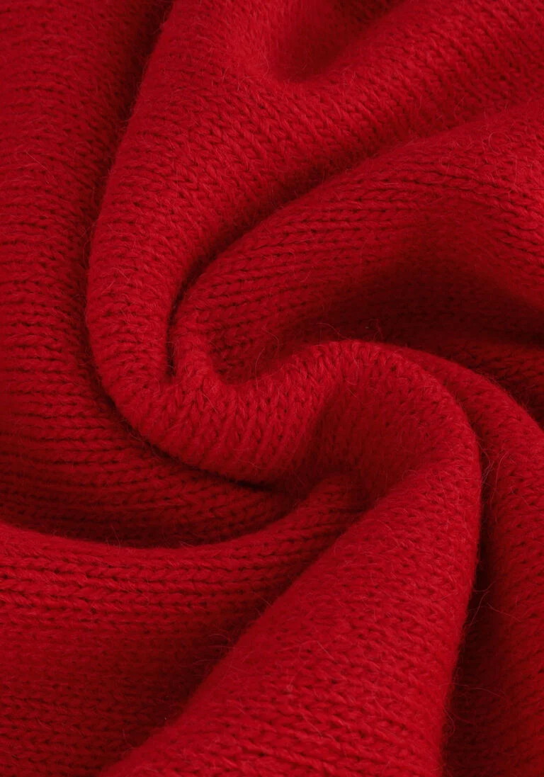 ANOTHER LABEL rode another label trui dee knitted pull l/s