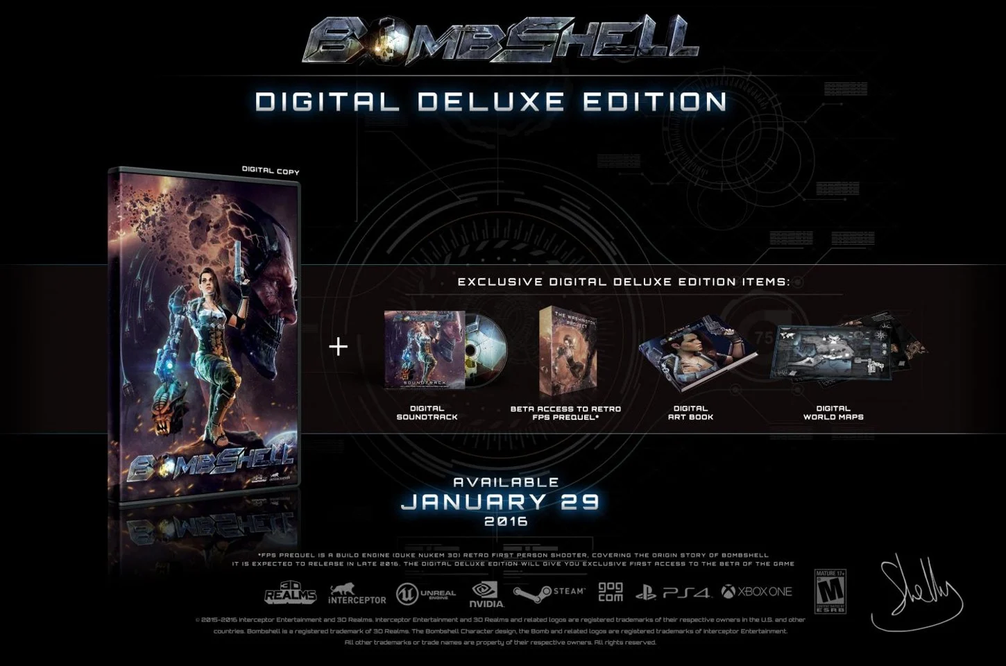 Bombshell Digital Deluxe Edition- PC
