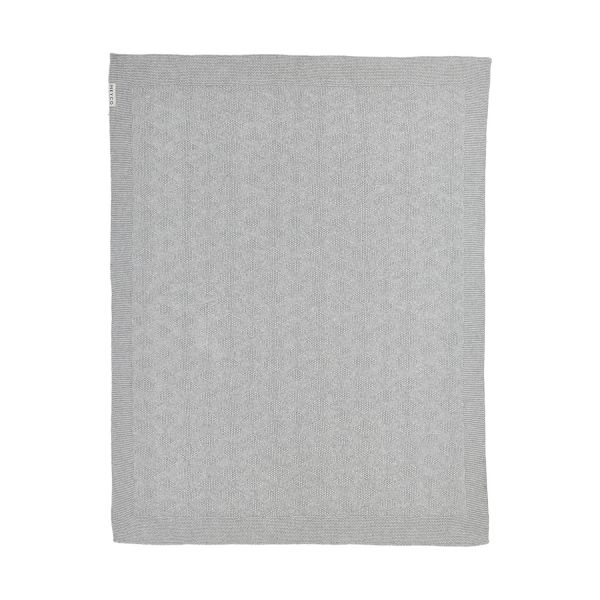 Meyco Diamond Ledikantdeken Grijs Melange 100 x 150 cm