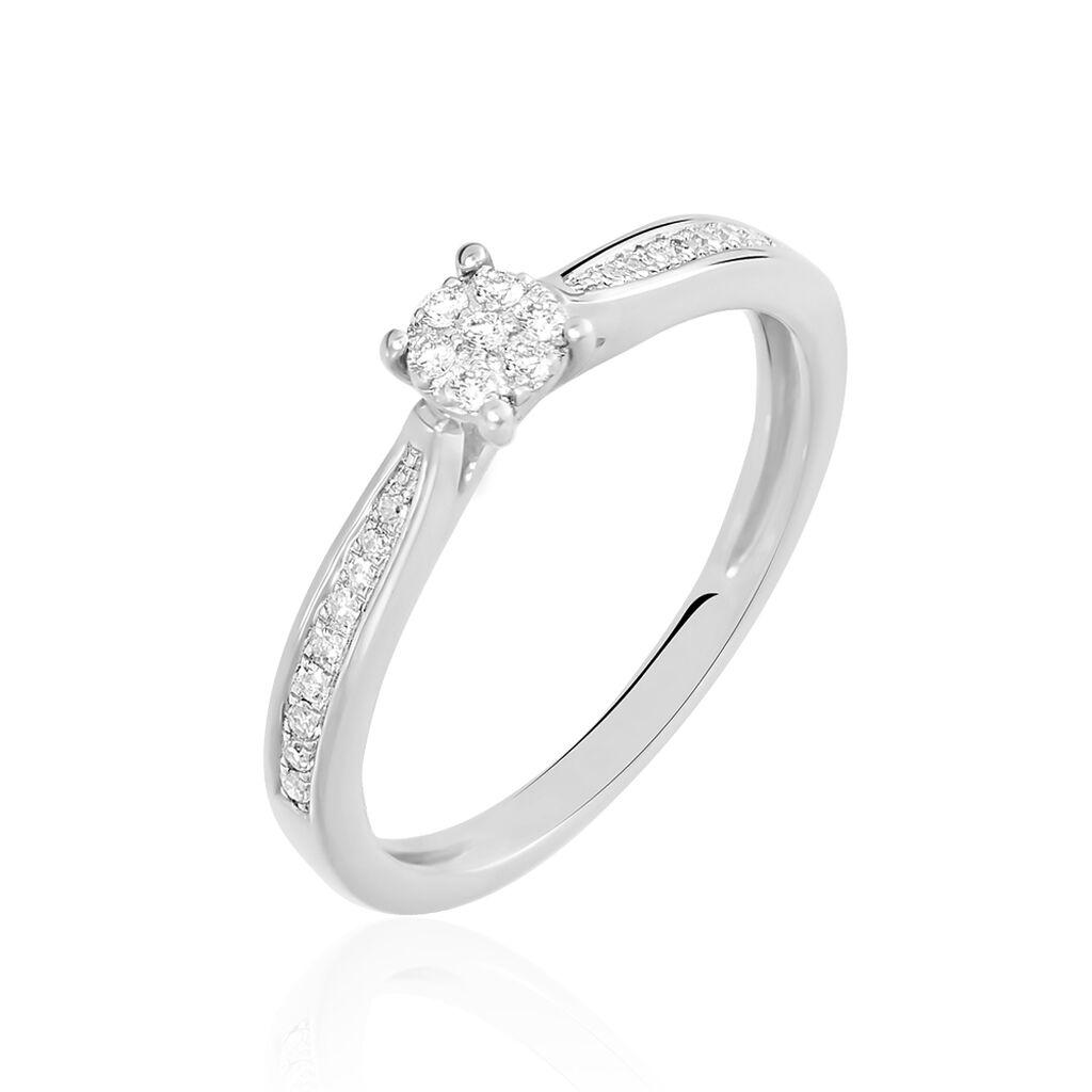 Bague Celia Or Blanc Diamant