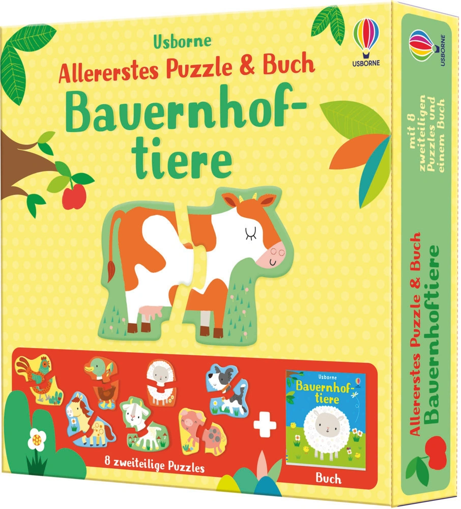 Allererstes-Puzzle-und-Buch-Reihe - Allererstes Puzzle & Buch: Bauernhoftiere