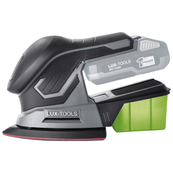 LUX 20V accu handpalmschuurmachine (zonder accu)