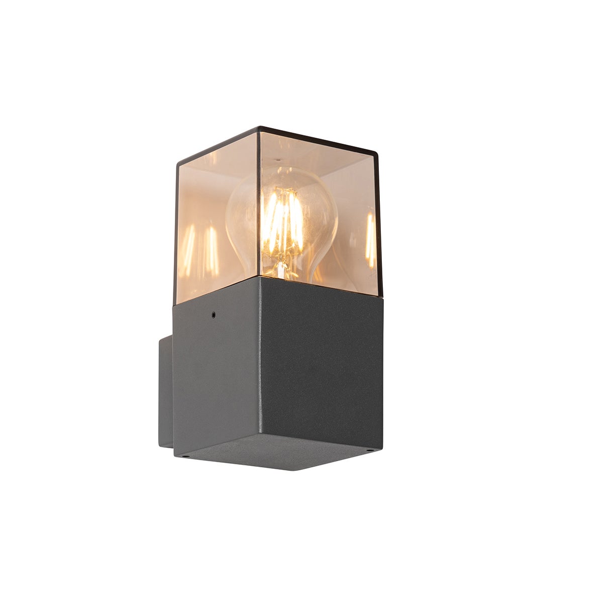Moderne buitenwandlamp, donkergrijs, IP44 - Denemarken