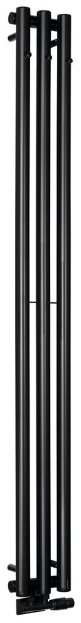 Sapho Pilon radiator 20x180cm zwart mat