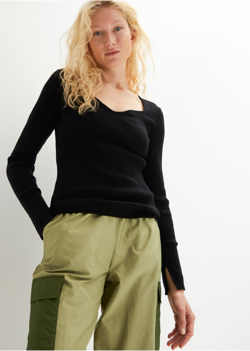 Pull à décolleté cœur