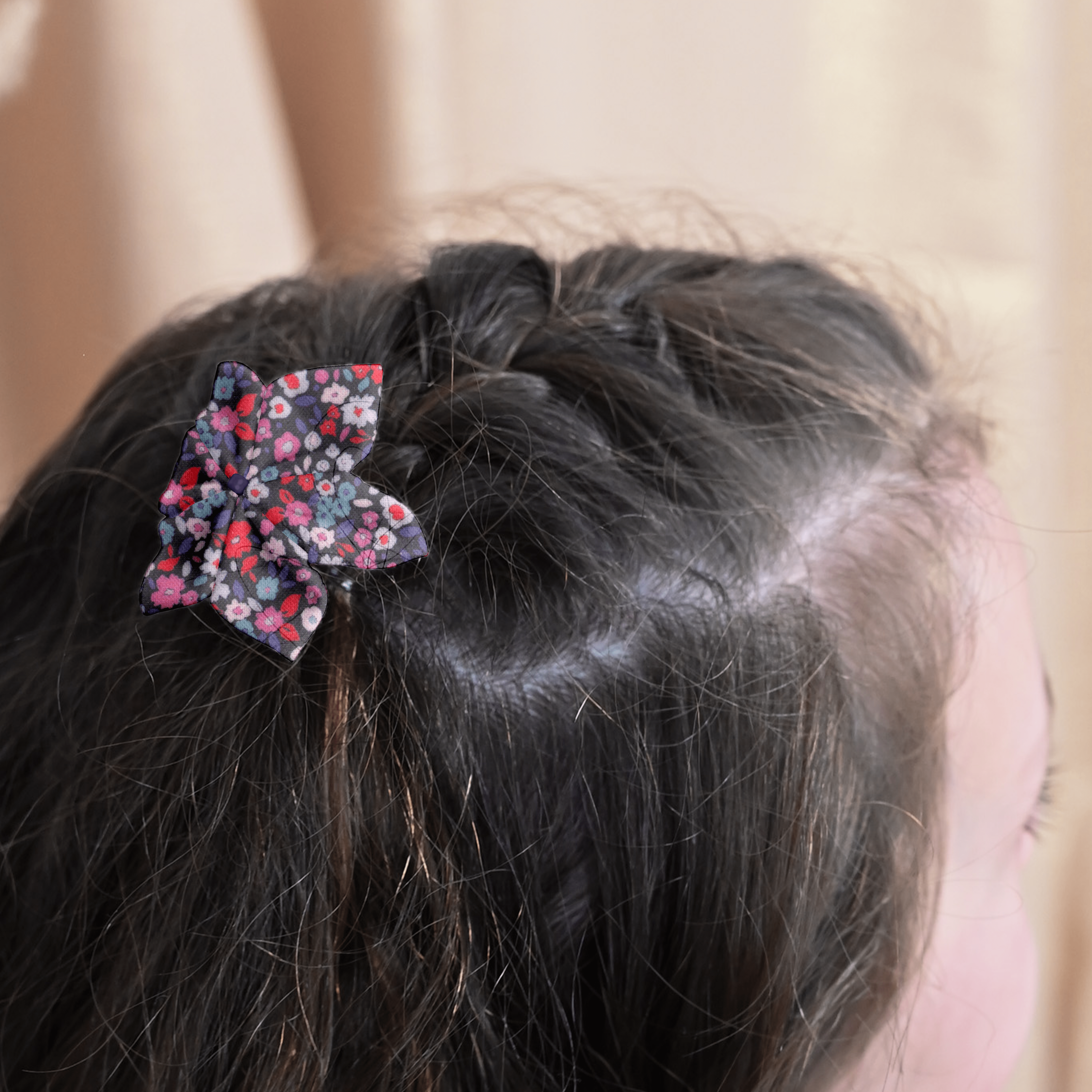 Barrette Fleur Étoile Romance Fleurie