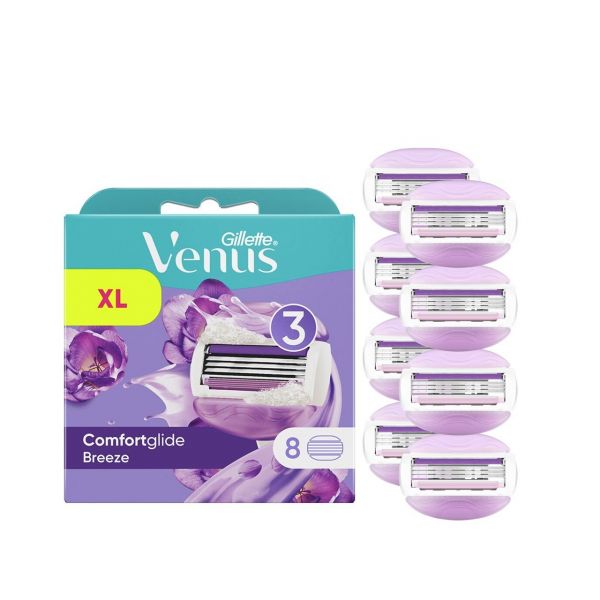 Gillette Venus Comfortglide Breeze Refill Blades x8