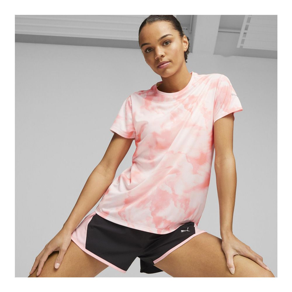 Puma RUN FAVORITE - Maillot Femme koral ice