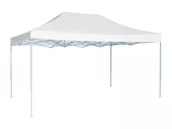 Tente de réception pliable professionnelle 3x4 m Acier Blanc