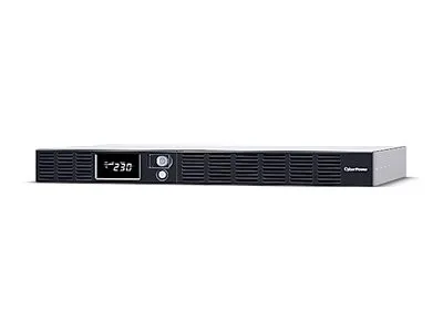 CyberPower Office Rackmount Series OR1500ERM1U - UPS (rackversion) - AC 230 V - 900 Watt - 1500 VA - 1-faset - Ethernet, RS-232, USB - output-stikforbindelser: 6 - 1U - sølv
