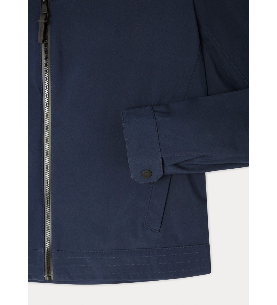 Jaqueta Hackett Amr Hyper Moto Azul Marinho