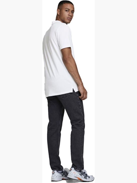 JACK & JONES Polo-Shirt Weiss