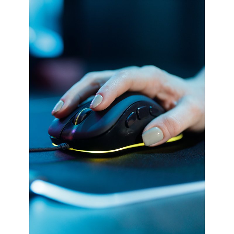 SureFire Silent Flight RGB-320 Tapis de souris de jeu Noir