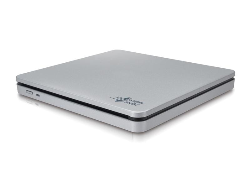 LG DVD-Brenner GP70NS50.AHLE10B, retail, silber Portables Slimline-Laufwerk mit Slot-In-Aufnahmemechanismus