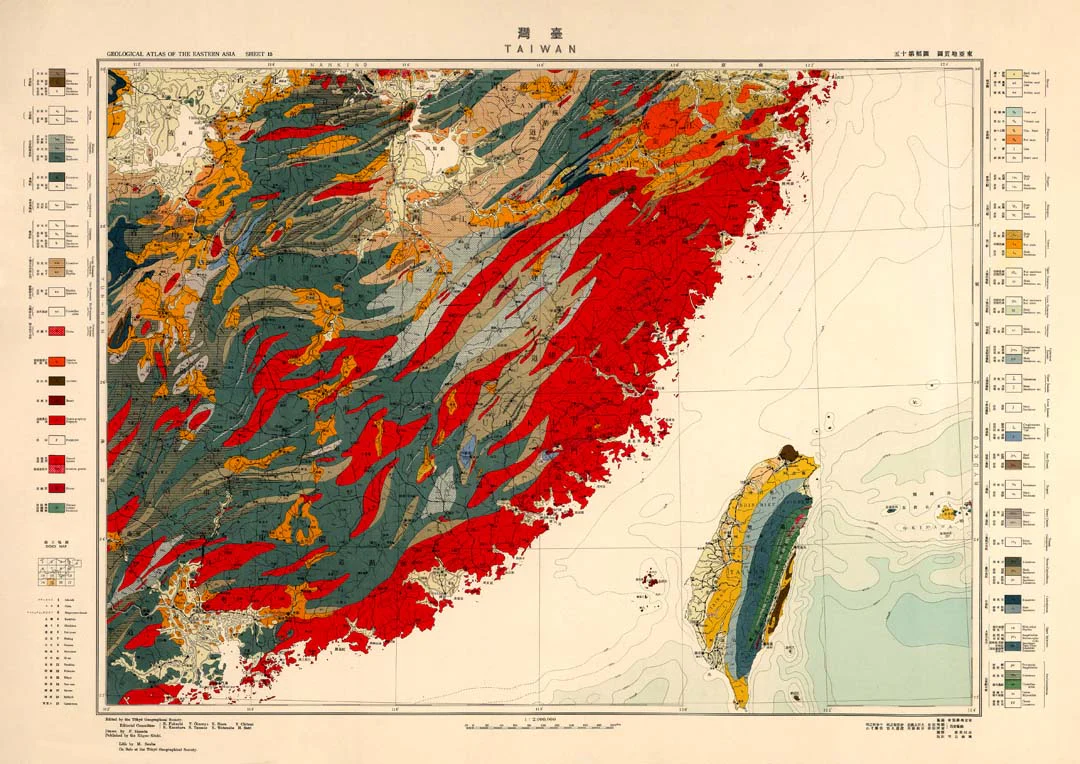 Geologie Asiens - Taiwan