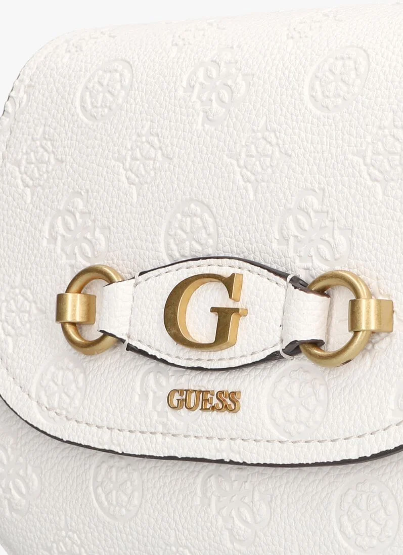 GUESS creme guess schoudertas izzy peony tri
