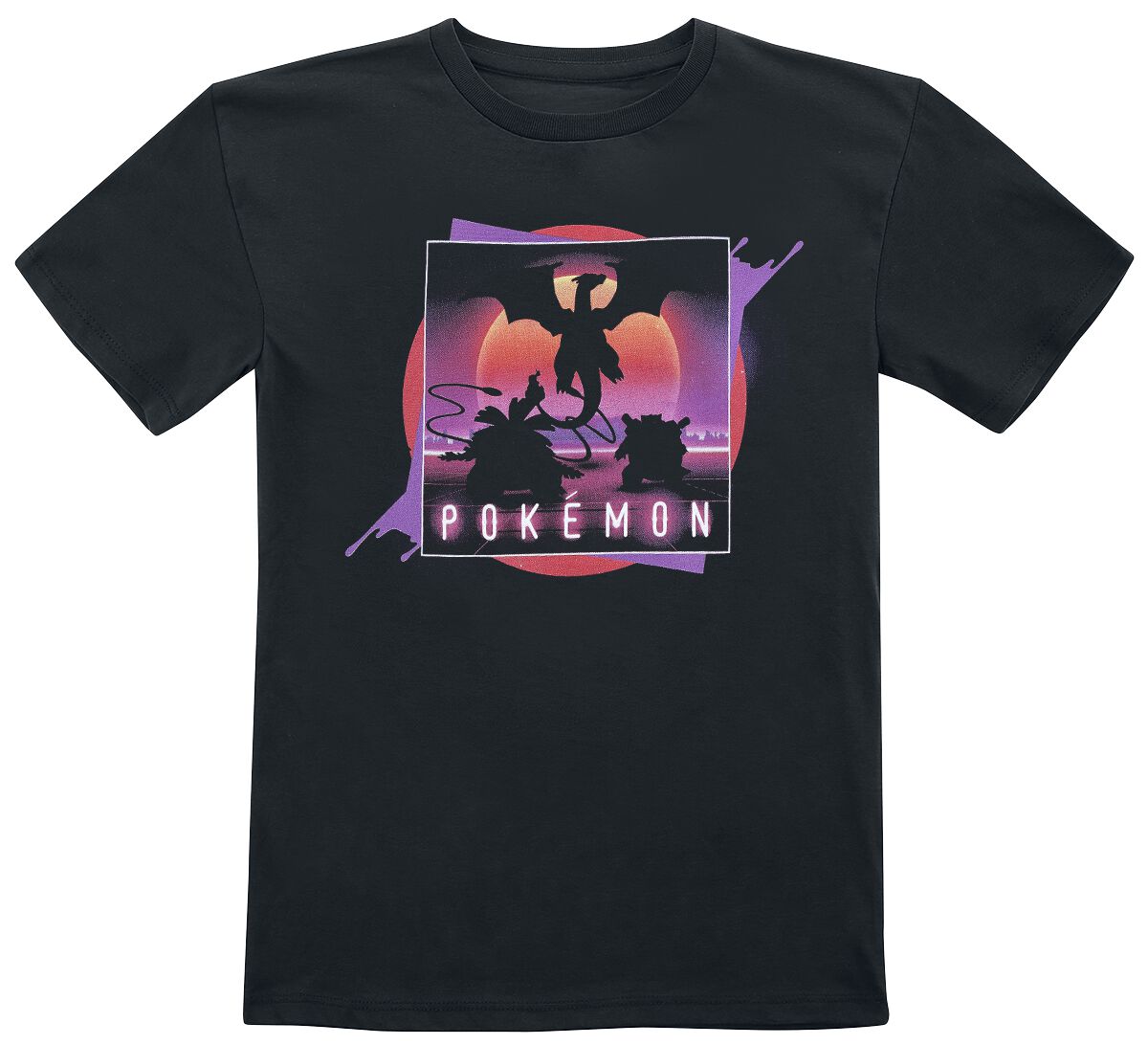 Enfants - Néon | Pokémon T-Shirt Manches courtes