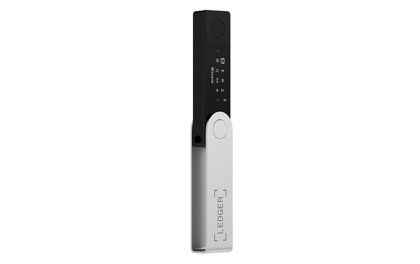 Nano X Onyx Black<br>Crypto-Hardware-Wallet mit Bluetooth zum Kaufen, Verwalten und Vermehren digitaler Vermögenswerte
