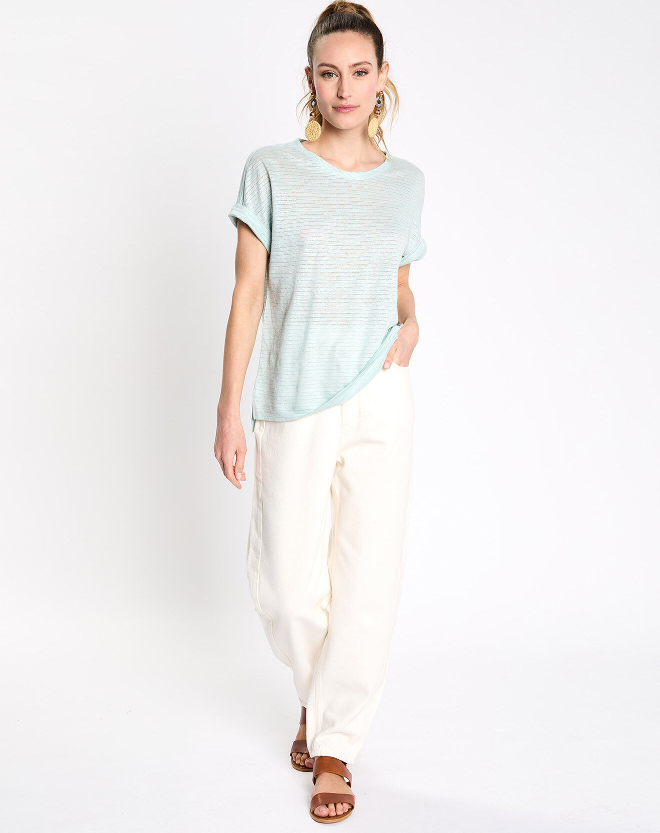 Esprit Jean banana écru