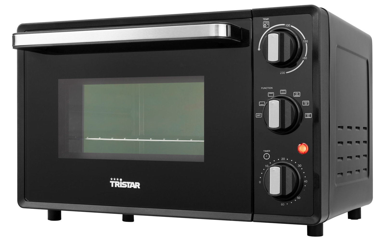 Tristar Minibackofen 19 Liter schwarz