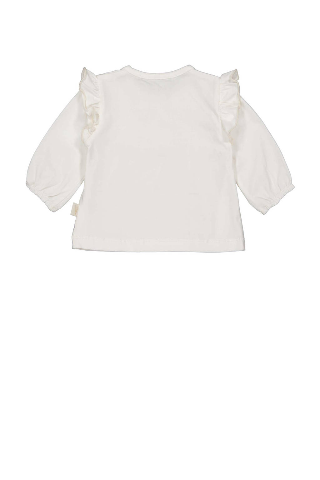 LEVV baby basic top LNORANOS met ruches offwhite