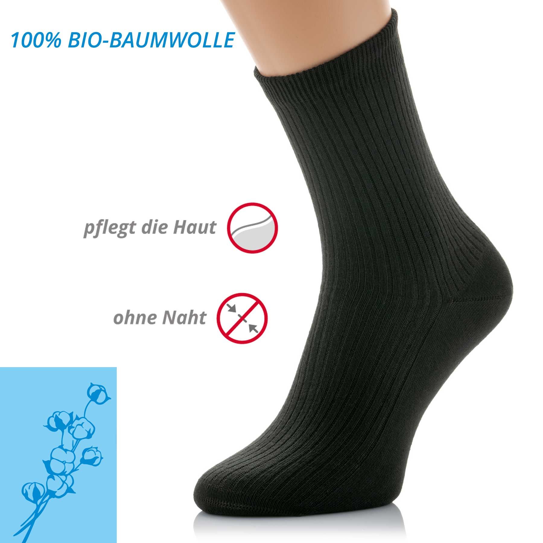 Tiedtke-Medical Diabetiker Baumwollsocken