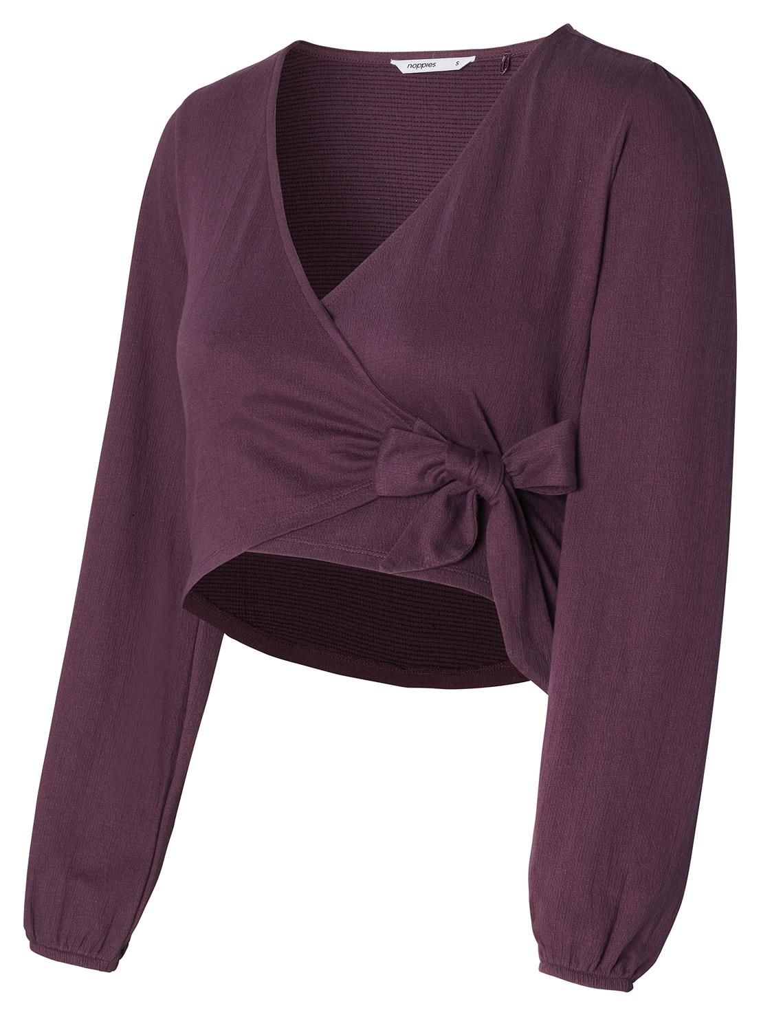 Noppies Maternity Voedingsshirt Jah-Nell - Plum Perfect