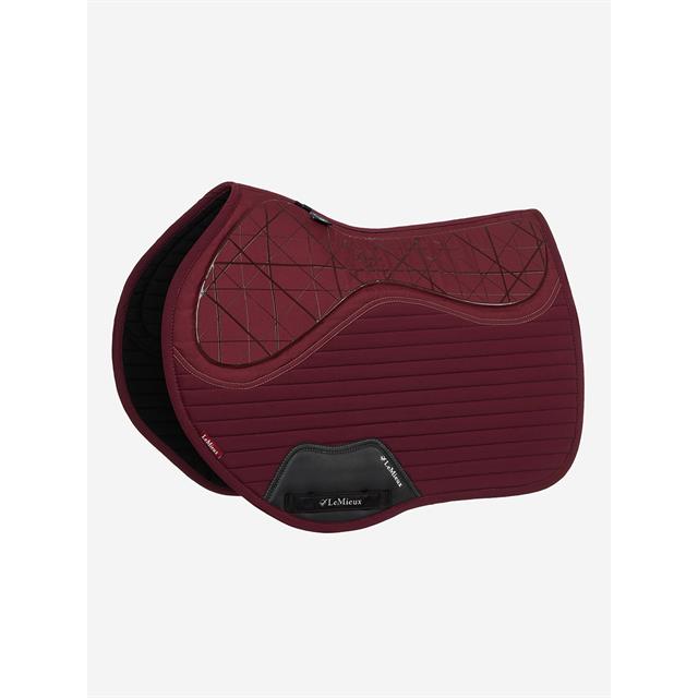 Zadeldek LeMieux Soft Shell Anti Slip EuroJump Donkerrood
