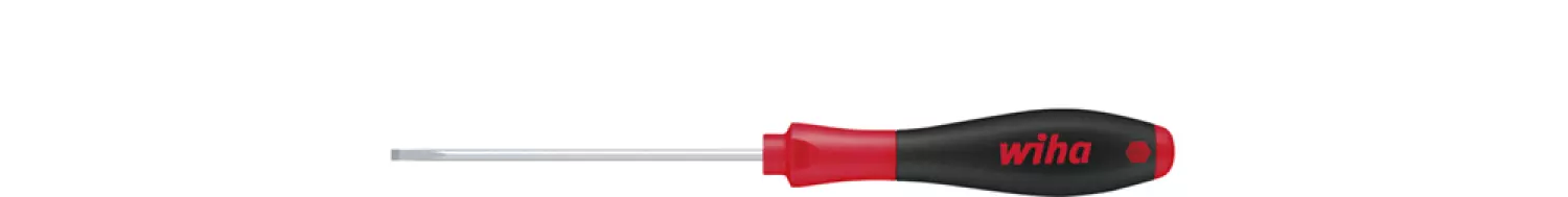 Wiha 302 SoftFinish Schroevendraaier met smalle sleufkop - Sleuf - 2,5 x 75mm