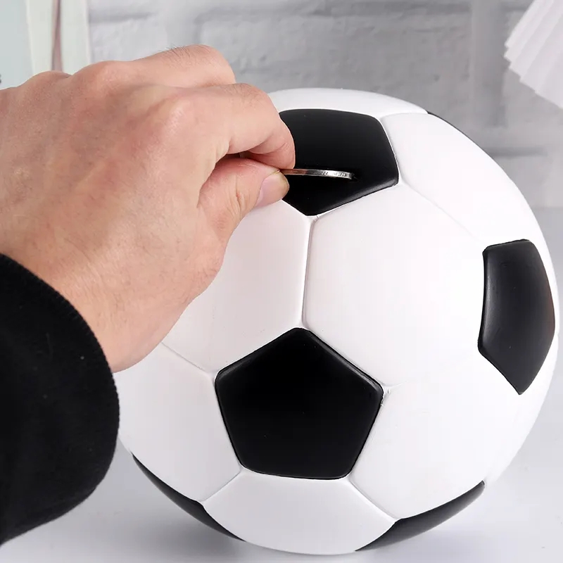 (Ø14cm) Sparkasse Home Deko Geschenkidee Spardose - Fussball