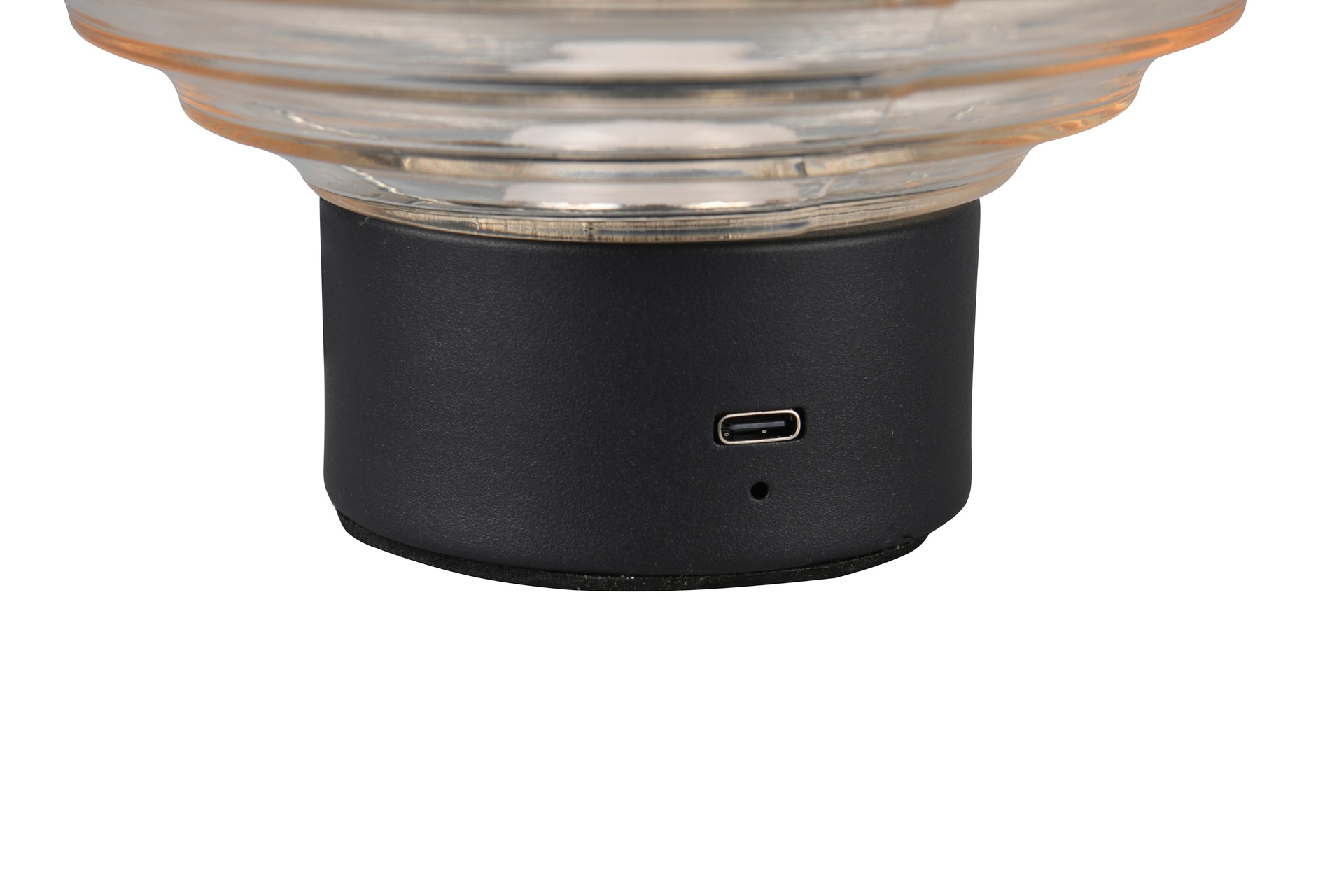 RL Akku LED Tischlampe EARL schwarz /amber