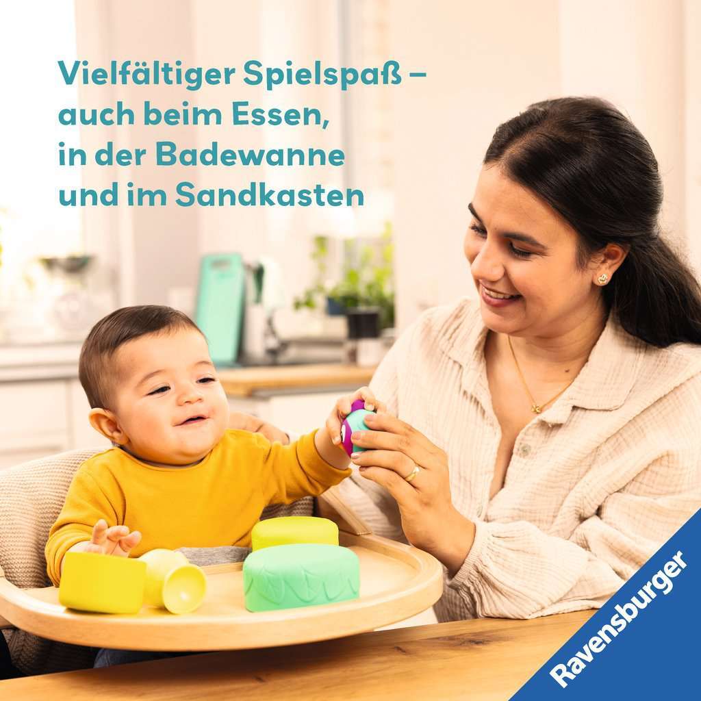 Ravensburger Spiel Play+ Baby-Stapel-Puzzle: Vogelnest