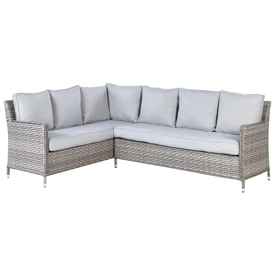 LACONA - Loungeset 9-zits - Grijs - Kunstrotan