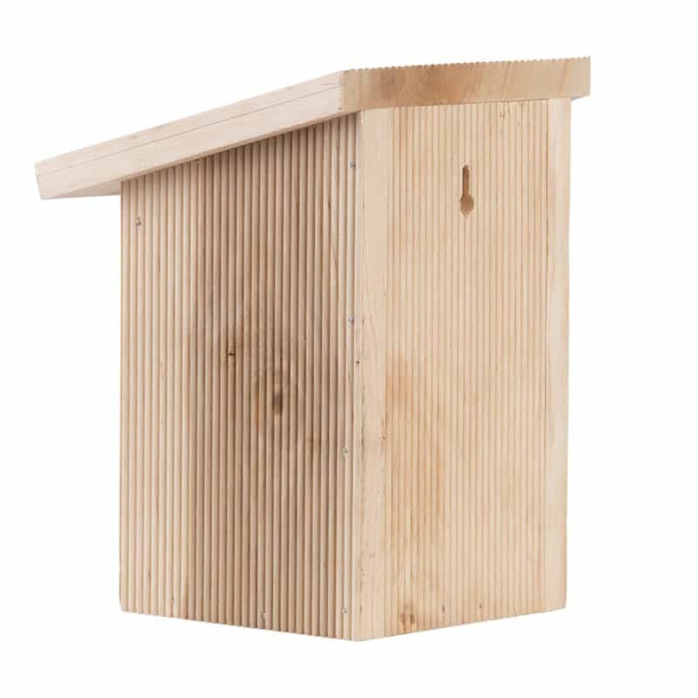 Abri papillons bois naturel