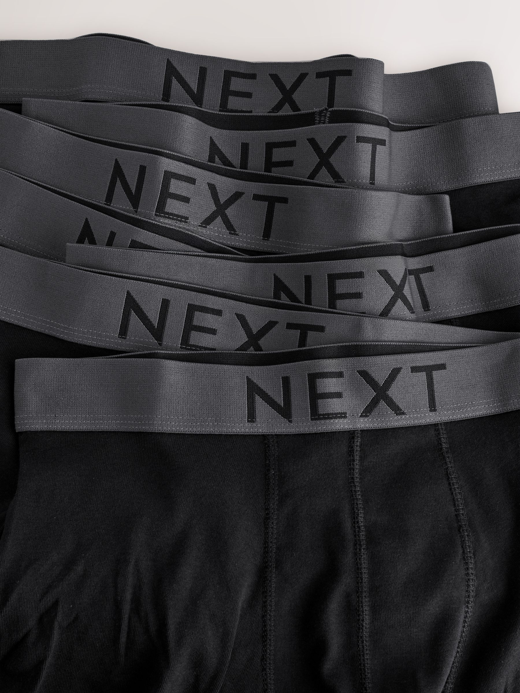 Zwart - Verpakking van 10 - Hipster boxershorts van 100% katoen
