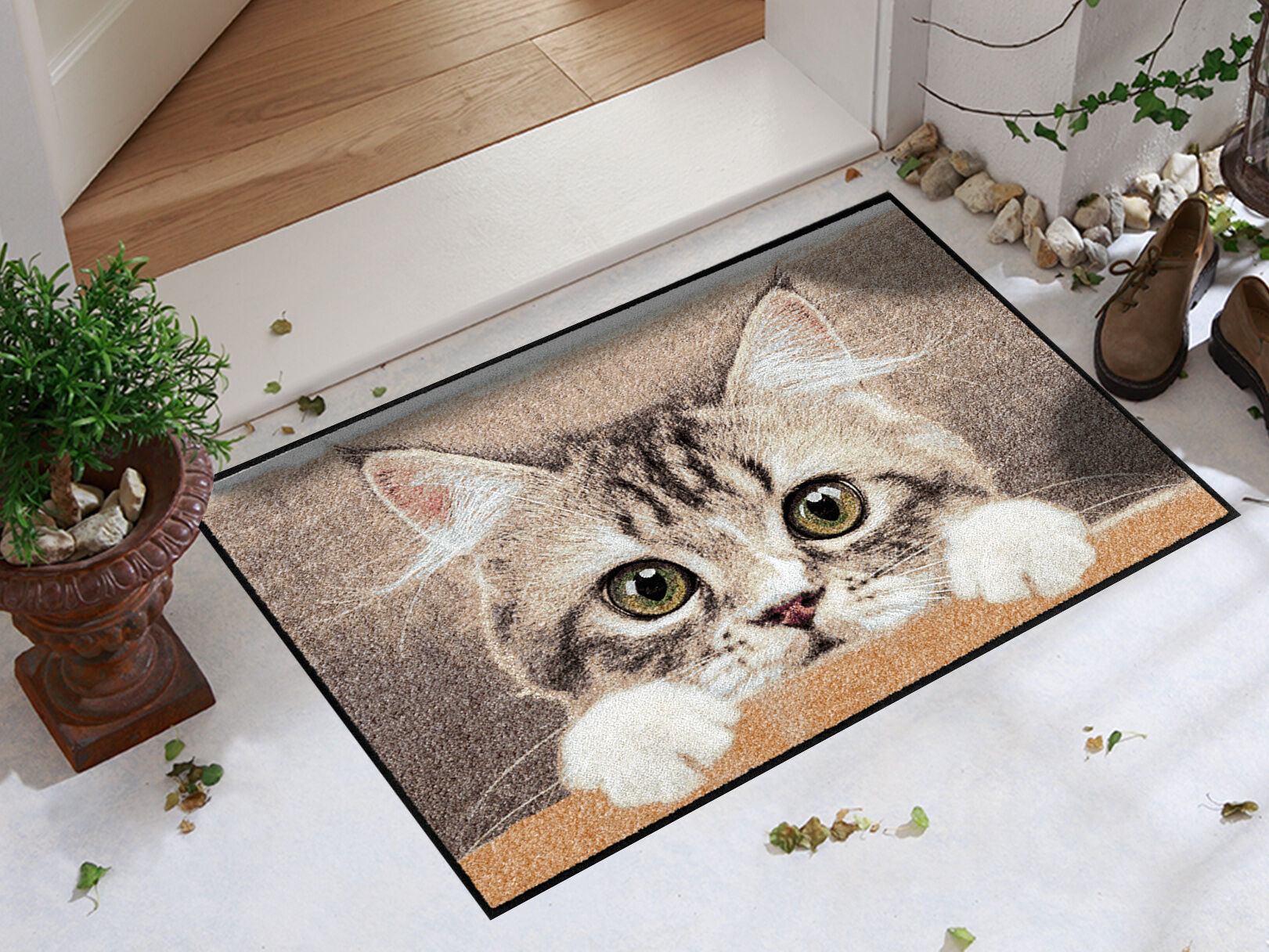 Türmatte Katze