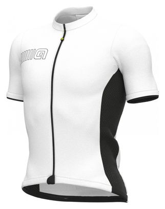 Maillot Manches Courtes Alé Color Block Blanc