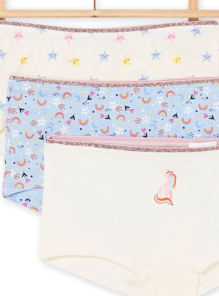 Lot de 3 shortys assortis