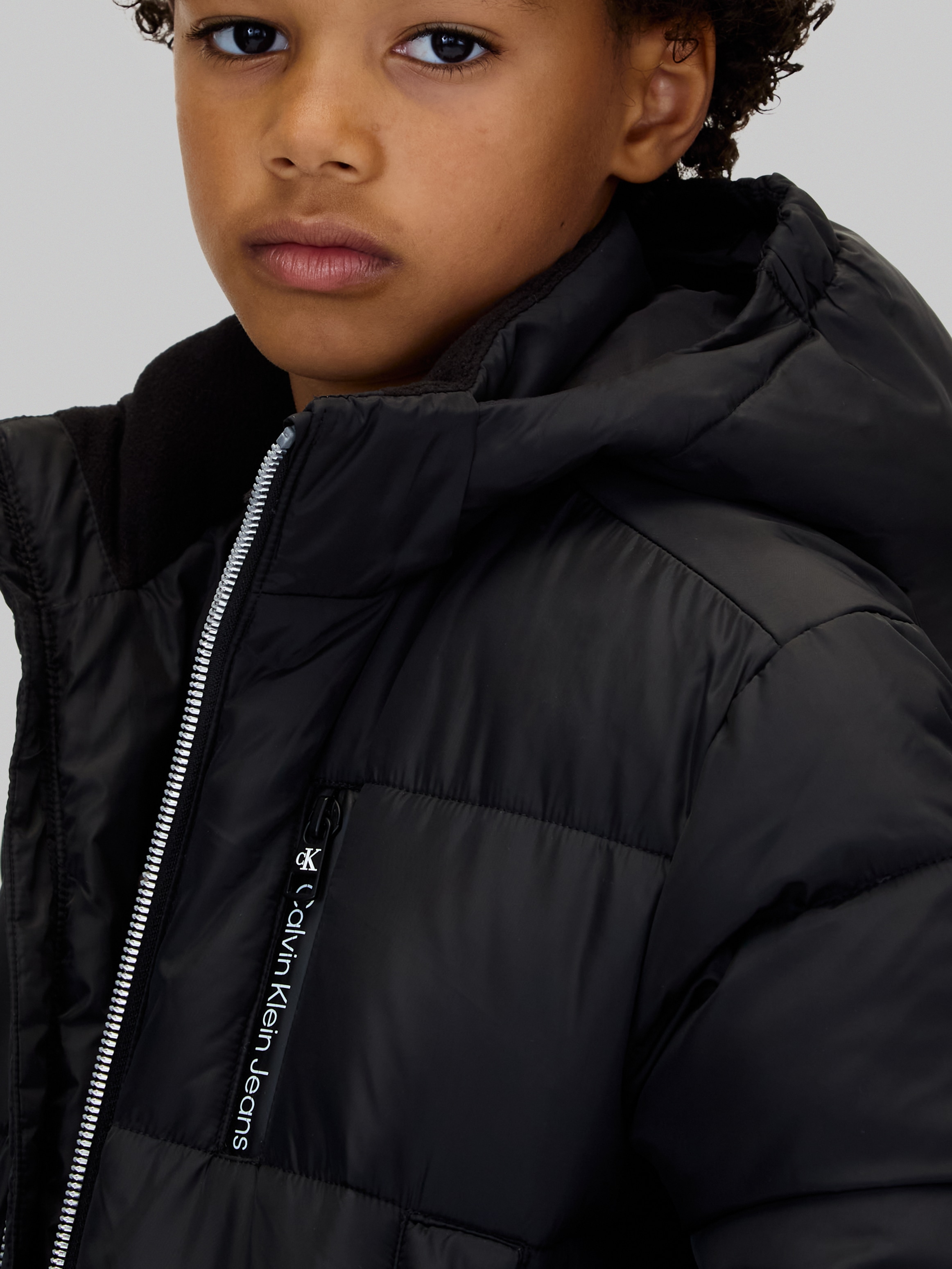 Calvin Klein Jeans Parka »Essential Parka Puffer« mit Kapuze für Kinder bis 16 Jahre und mit Logopatch