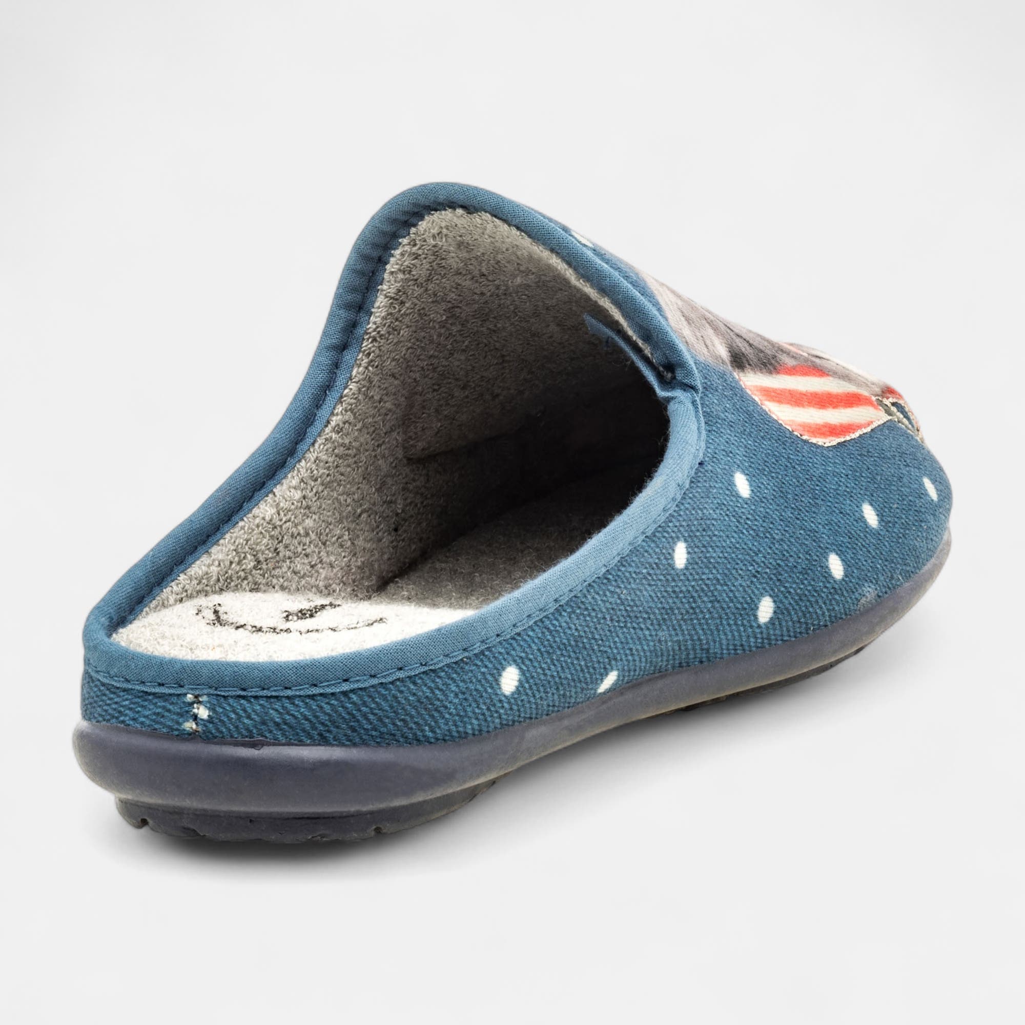 Pantoufles mules Femme bleu