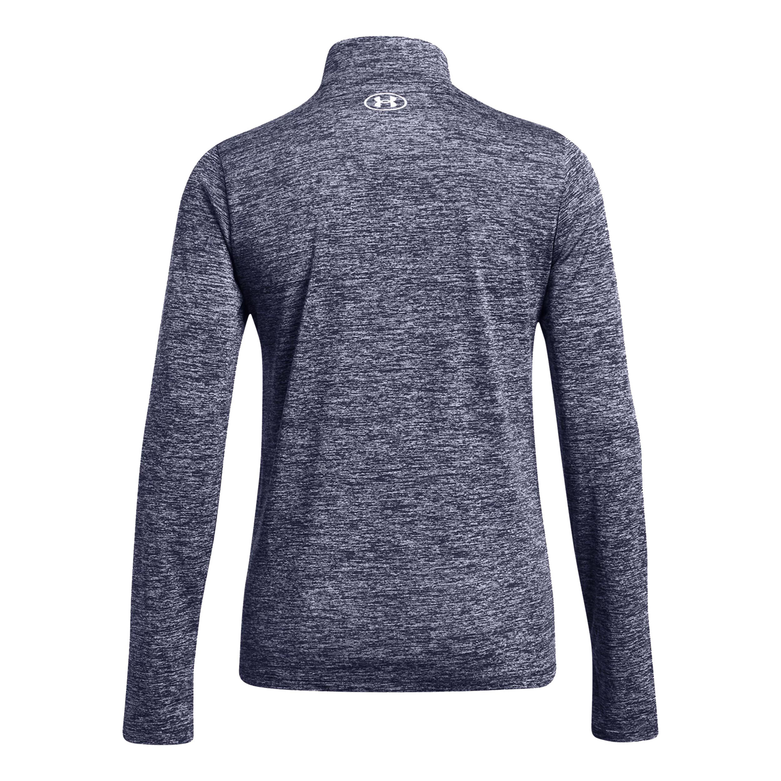 Under Armour Tech Twist Warmup 1/2 Zip Haut Manches Longues Femmes - Bleu